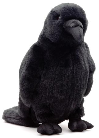 Plüsch Rabe schwarz von Uni-Toys